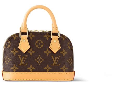 louis vuitton nano alma|nano alma canvas bag.